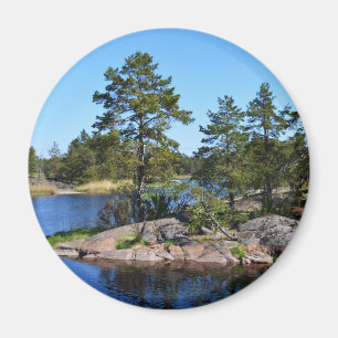 Schwedische Landkarte Magnet