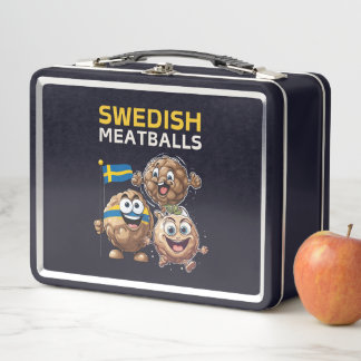 Schwedische Meatballs Metall Brotdose