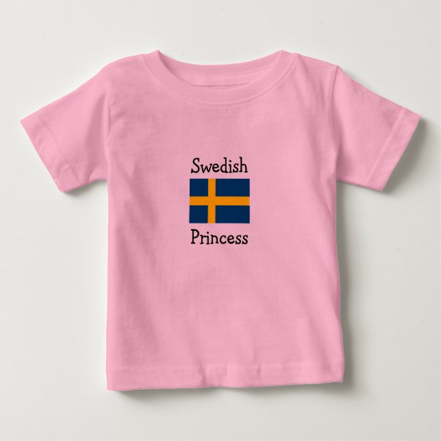 Schwedische Prinzessin Baby T-shirt (Vorderseite)