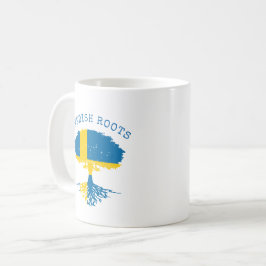 Schwedische Roots-Flagge Kaffeetasse