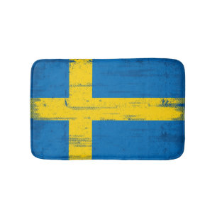 Schwedische Schmutz-Flagge Badematte