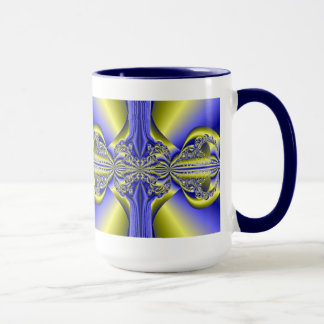 Schwedische Tasse für modernes Fraktal