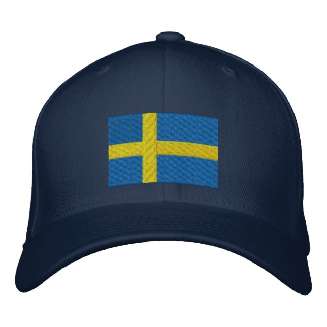 SCHWEDISCHE TRINKTEAM BESTICKTE KAPPE (Vorderseite)