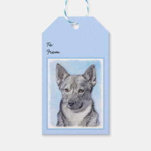 Schwedische Vallhund-Malerei - Niedliche Original  Geschenkanhänger