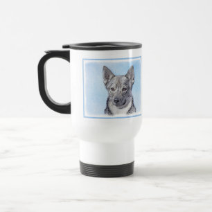 Schwedische Vallhund-Malerei - Niedliche Original Reisebecher