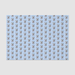 Schwedische Vallhund-Malerei - Niedliche Original Seidenpapier