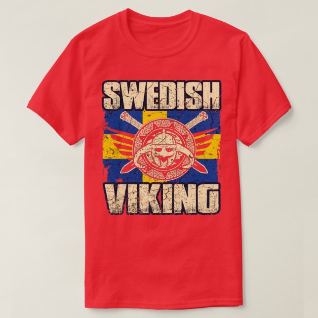 Schwedische Viking5 T-Shirt (Design vorne)