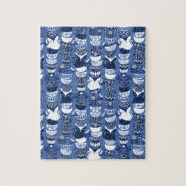 Schwedische Volkskatzen I Puzzle