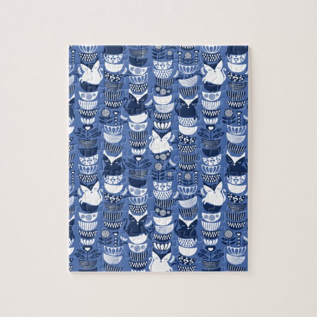 Schwedische Volkskatzen I Puzzle (Vertikal)