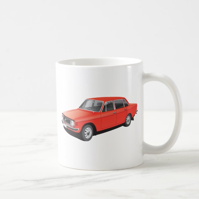 Schwedischer Familienwagen ab den frühen 70er Jahr Tasse (Rechts)