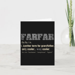 Schwedischer Farfar Lustige Definition Großvater G Karte