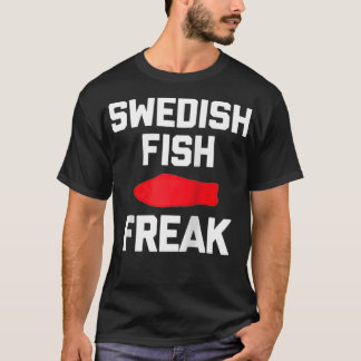 Schwedischer Fisch Verrückter lustiger Spruch sark T-Shirt