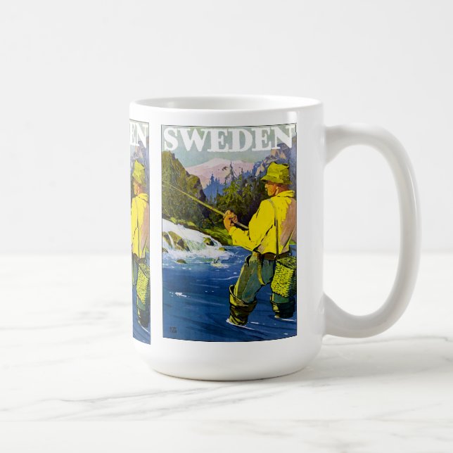 Schwedischer Fischer Kaffeetasse (Rechts)