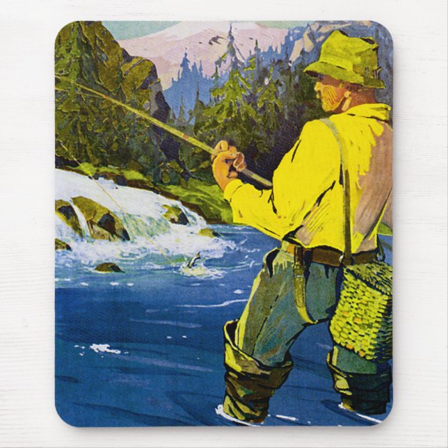 Schwedischer Fischer Mousepad (Vorne)