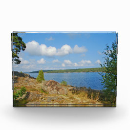 Schwedischer Fjord Fotoblock