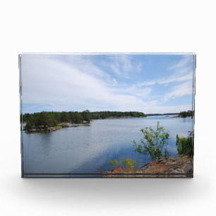 Schwedischer Fjord Fotoblock