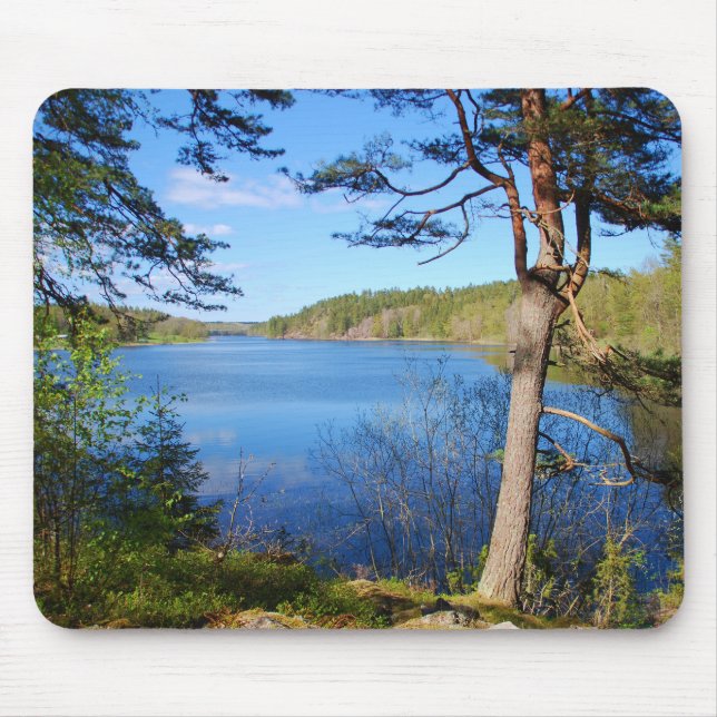 Schwedischer Fjord Mousepad (Vorne)