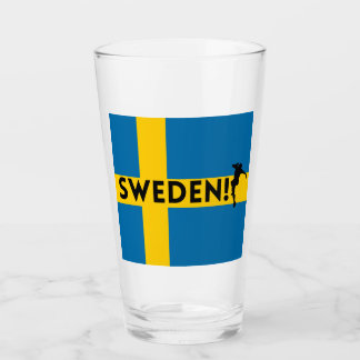 Schwedischer Fußball Glas
