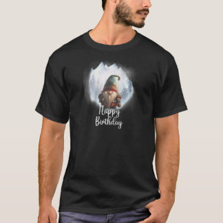 Schwedischer Gnom Schnee Winter Gnom s Gnom Geburt T-Shirt