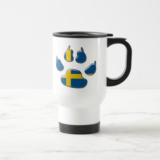 Schwedischer Hund Reisebecher (Rechts)