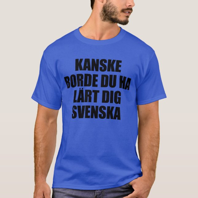 Schwedischer Koch, vielleicht hätten Sie Schwedisc T-Shirt (Vorderseite)