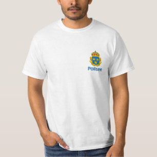 Schwedischer Polizei-T - Shirt