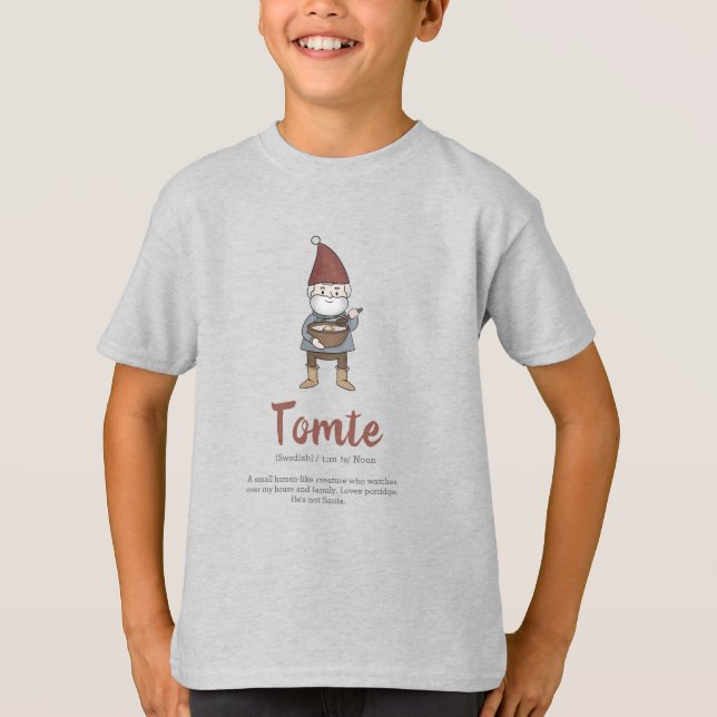 Schwedischer Tomte Gnome Definition-T - Shirt (Vorderseite)
