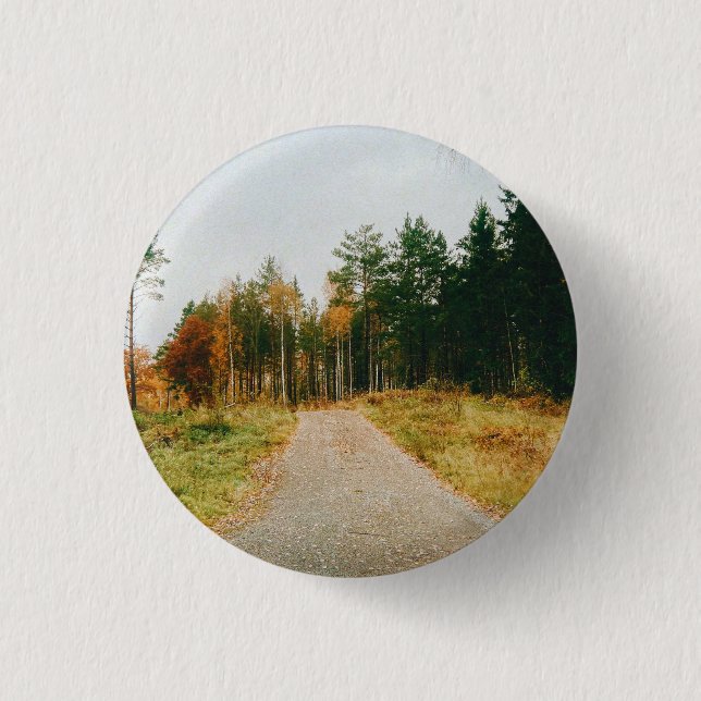 Schwedischer Urwald Button (Vorderseite)