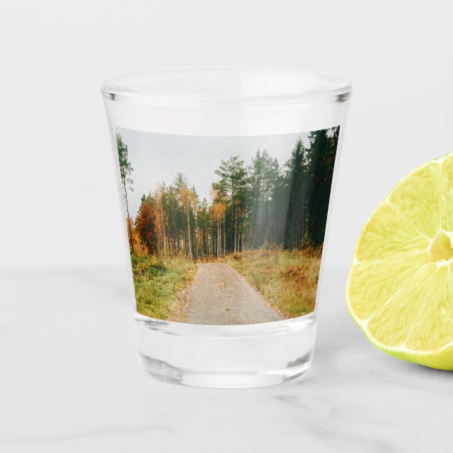 Schwedischer Urwald Schnapsglas (Vorderseite)