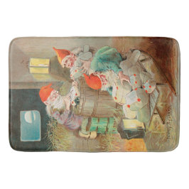 Schwedischer Weihnachtsmann (von Jenny Nyström) Badematte