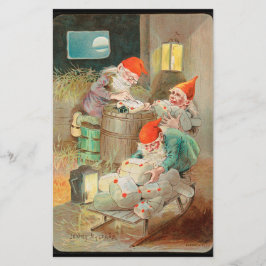 Schwedischer Weihnachtsmann (von Jenny Nyström) Briefpapier