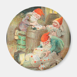 Schwedischer Weihnachtsmann (von Jenny Nyström) Magnet