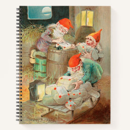 Schwedischer Weihnachtsmann (von Jenny Nyström) Notizbuch