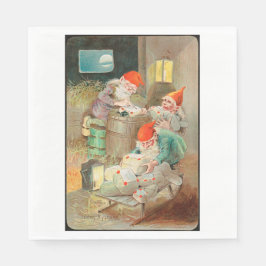 Schwedischer Weihnachtsmann (von Jenny Nyström) Serviette