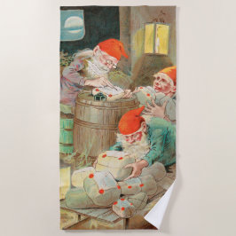 Schwedischer Weihnachtsmann (von Jenny Nyström) Strandtuch