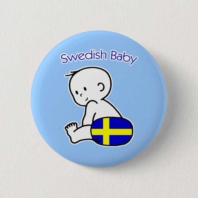Schwedisches Baby Button (Vorderseite)
