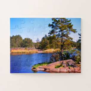 Schwedisches Landskap-Puzzle Puzzle