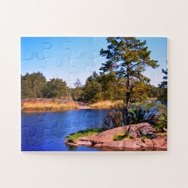 Schwedisches Landskap-Puzzle Puzzle (Horizontal)