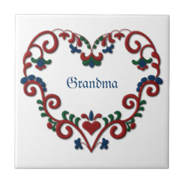 Schwedisches norwegisches personalisiertes fliese