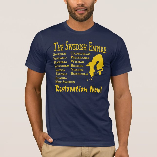 Schwedisches Reich (Svenska Imperium) T-Shirt (Vorderseite)