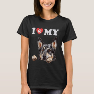 Schwedisches Vallhund I Hecht Mein Hund Funny Dog T-Shirt
