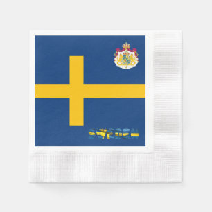 Schwedisches Wappen Serviette