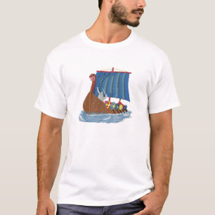 Schwedisches Wikinger-Schiff Skandinavisch T-Shirt