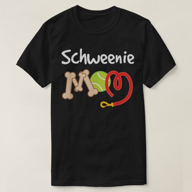 Schweenie Mom  T-Shirt (Design vorne)