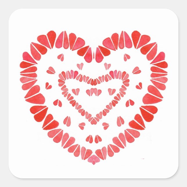 SCHWEET HEARS Kleine Aufkleber (Vorderseite)