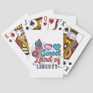 SCHWEET LAND DER LIBERTÄT patriotisch Spielkarten