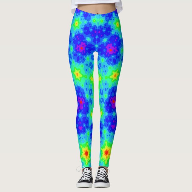 SCHWEET SLIMMING ~ Multicfarbene 3D ~ Leggings (Vorderseite)