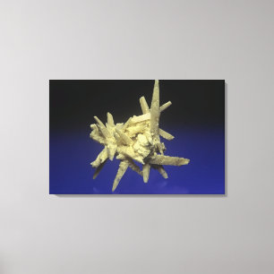 Schwefel (S) auf Celestite, Polen Leinwanddruck