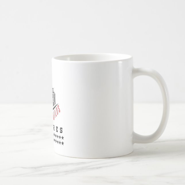 Schweigen baut Imperien (Motivationsdesign) Kaffeetasse (Rechts)