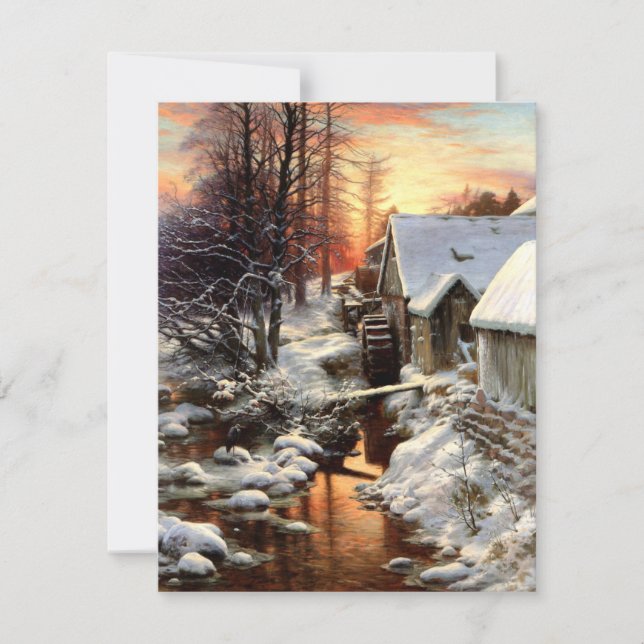 Schweigen des Schnees von Joseph Farquharson Karte (Vorderseite)